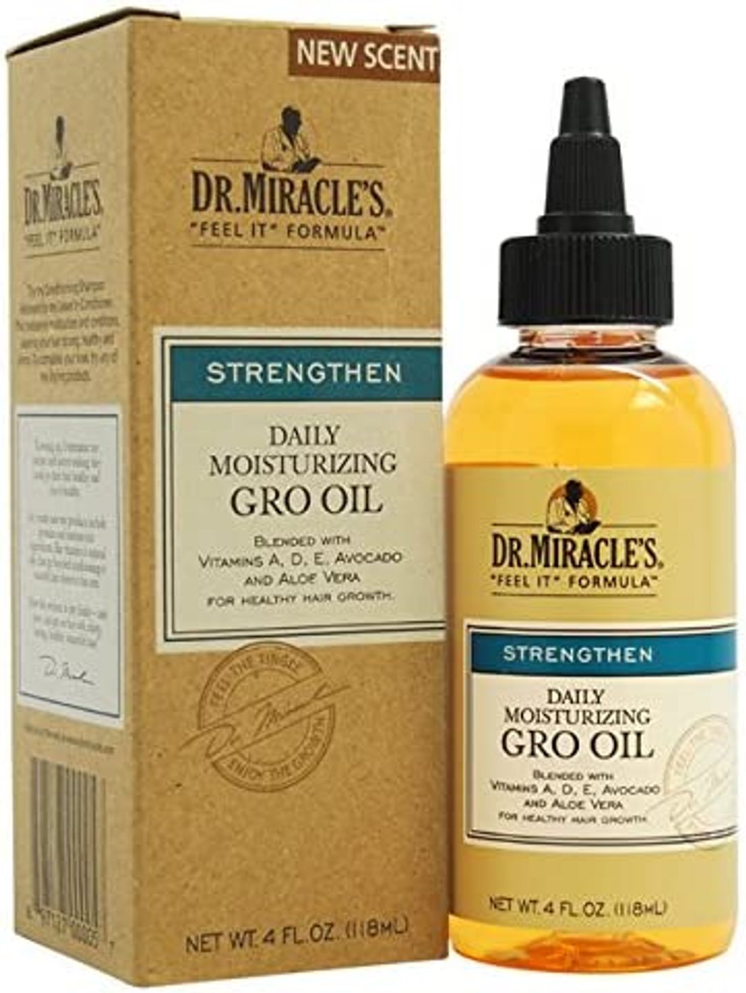 Dr. Miracle's Daily Moisturizing Gro Oil - 4oz