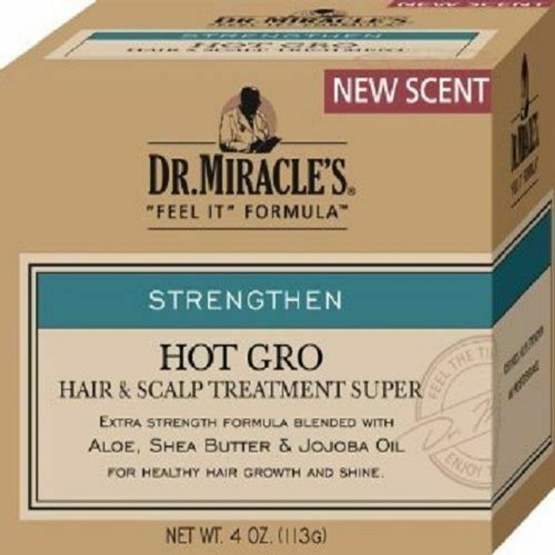 Dr. Miracle's Hot Gro Hair & Scalp Treatment 4oz - Super