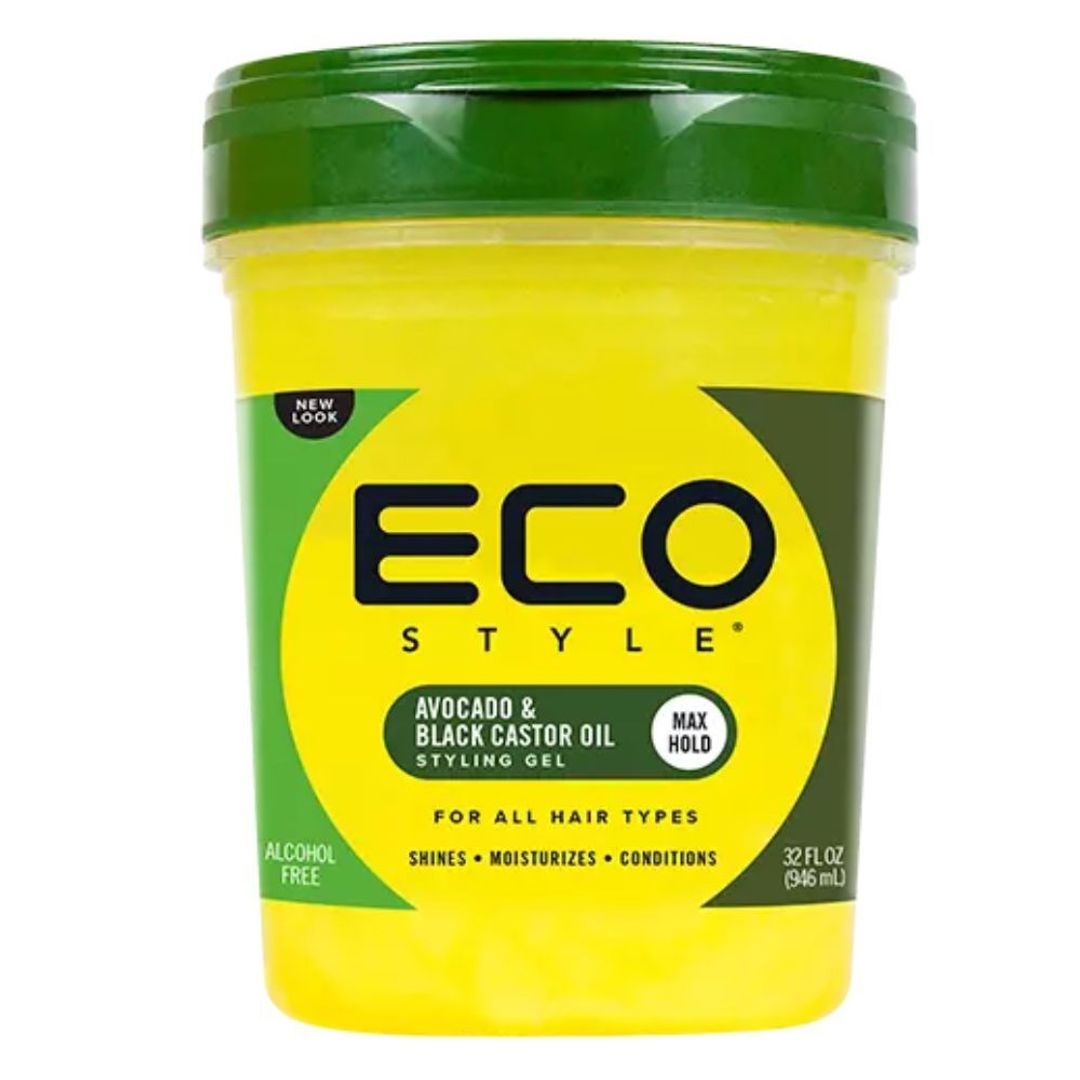 Eco Styler Black Castor And Avocado Oil Gel - 32oz