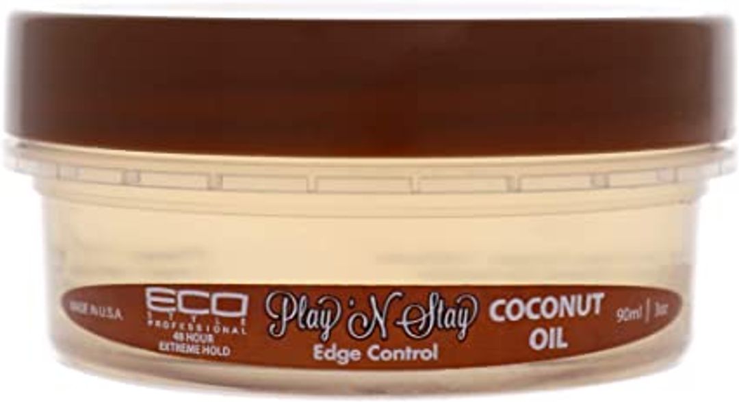 Eco Style Play 'n Stay Edge Control Coconut Oil - 3oz