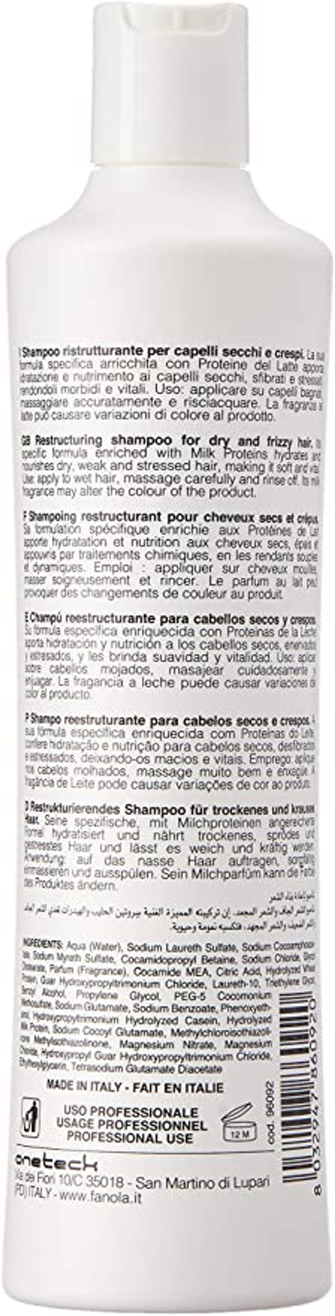 Fanola Nutricare Restructuring Shampoo - 350ml