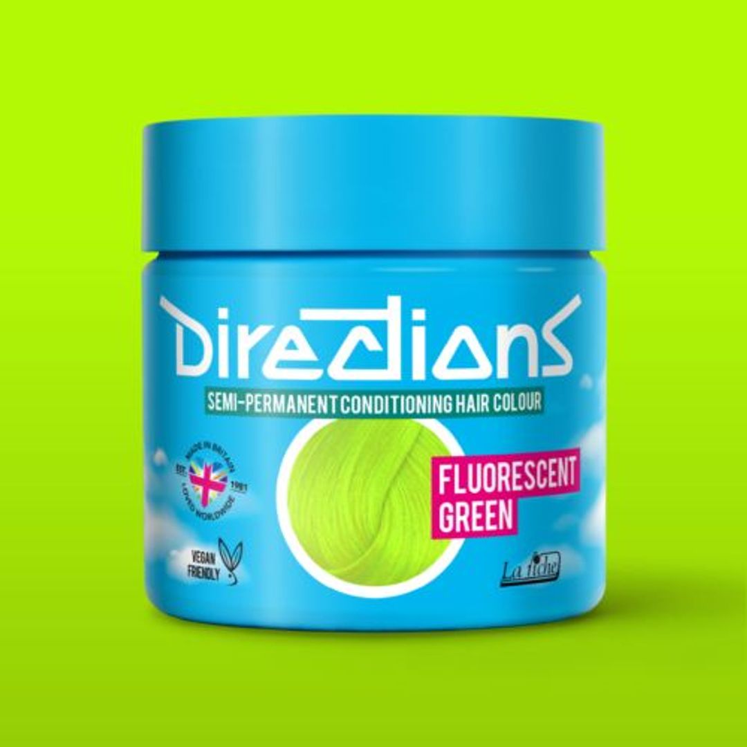 Directions Semi Permanent Hair Colour - Fluorescent Green