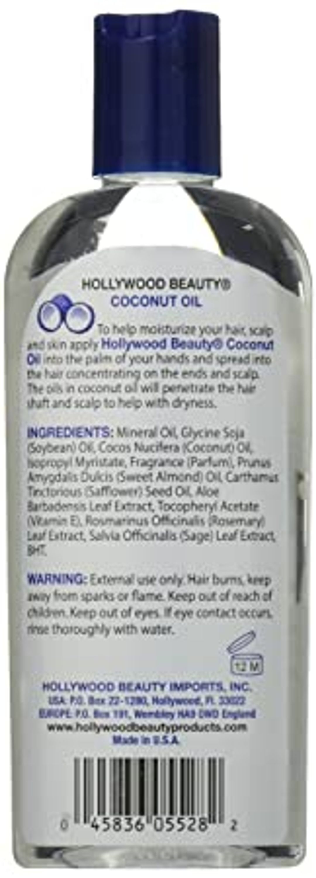 Hollywood Beauty Coconut Oil - 8oz