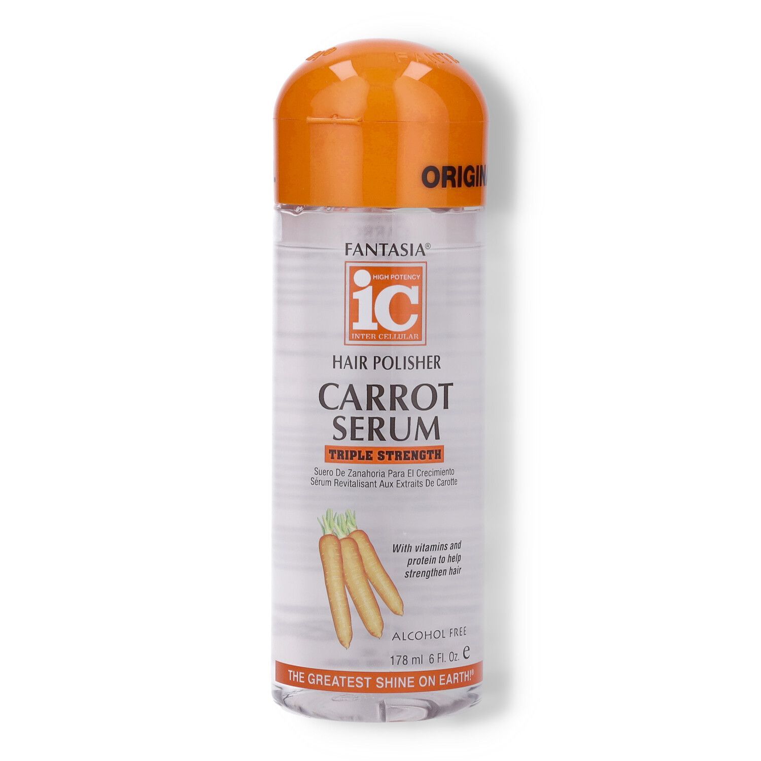 IC Fantasia Hair Polisher Carrot Growth Serum - 6oz