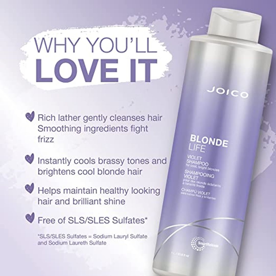 Joico Blonde Life Violet Shampoo & Conditioner - 300-250ml