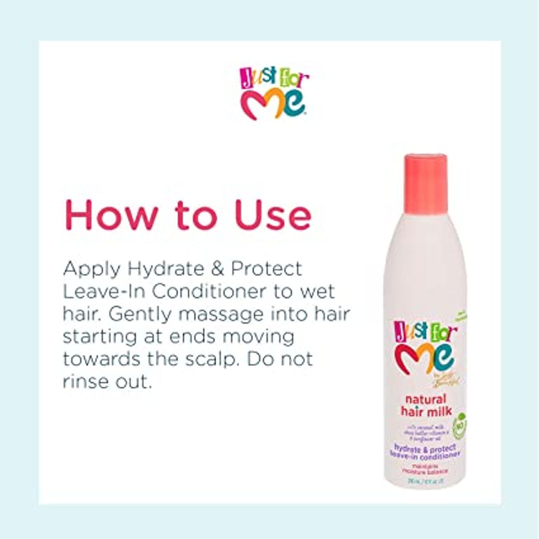 Just For Me Hair Milk Hydrate & Protect Leave-in Conditioner - 295ml
