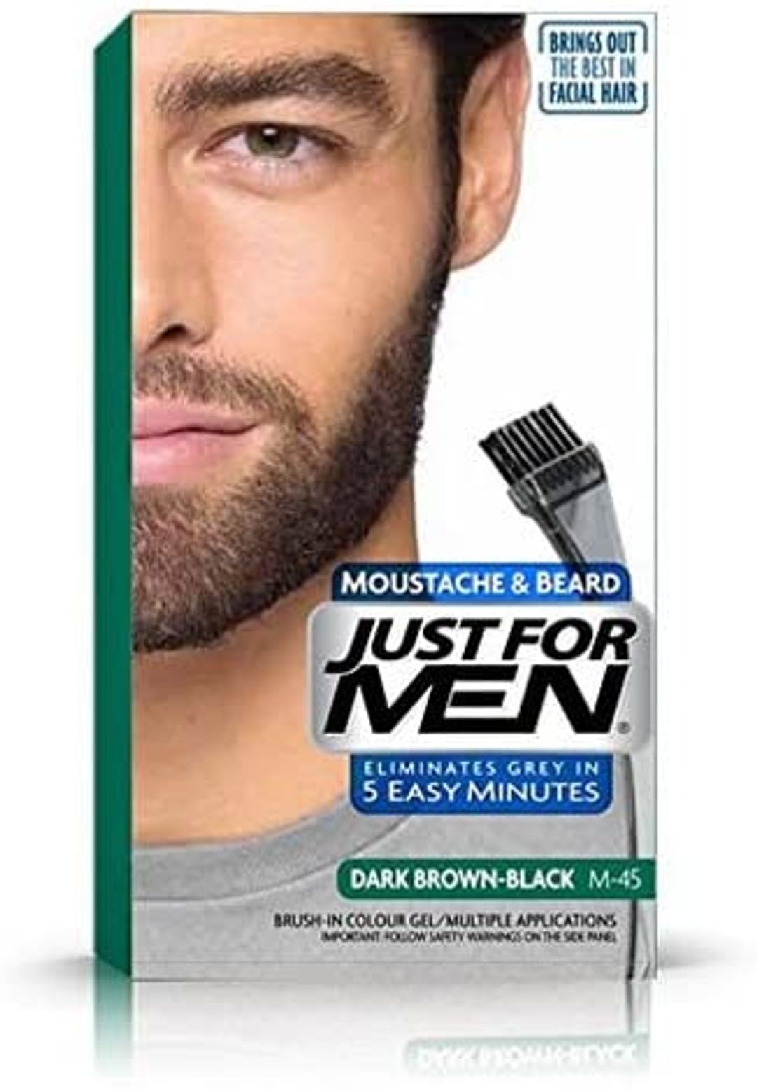 Just For Men Moustache & Beard Color - Dark Brown Black
