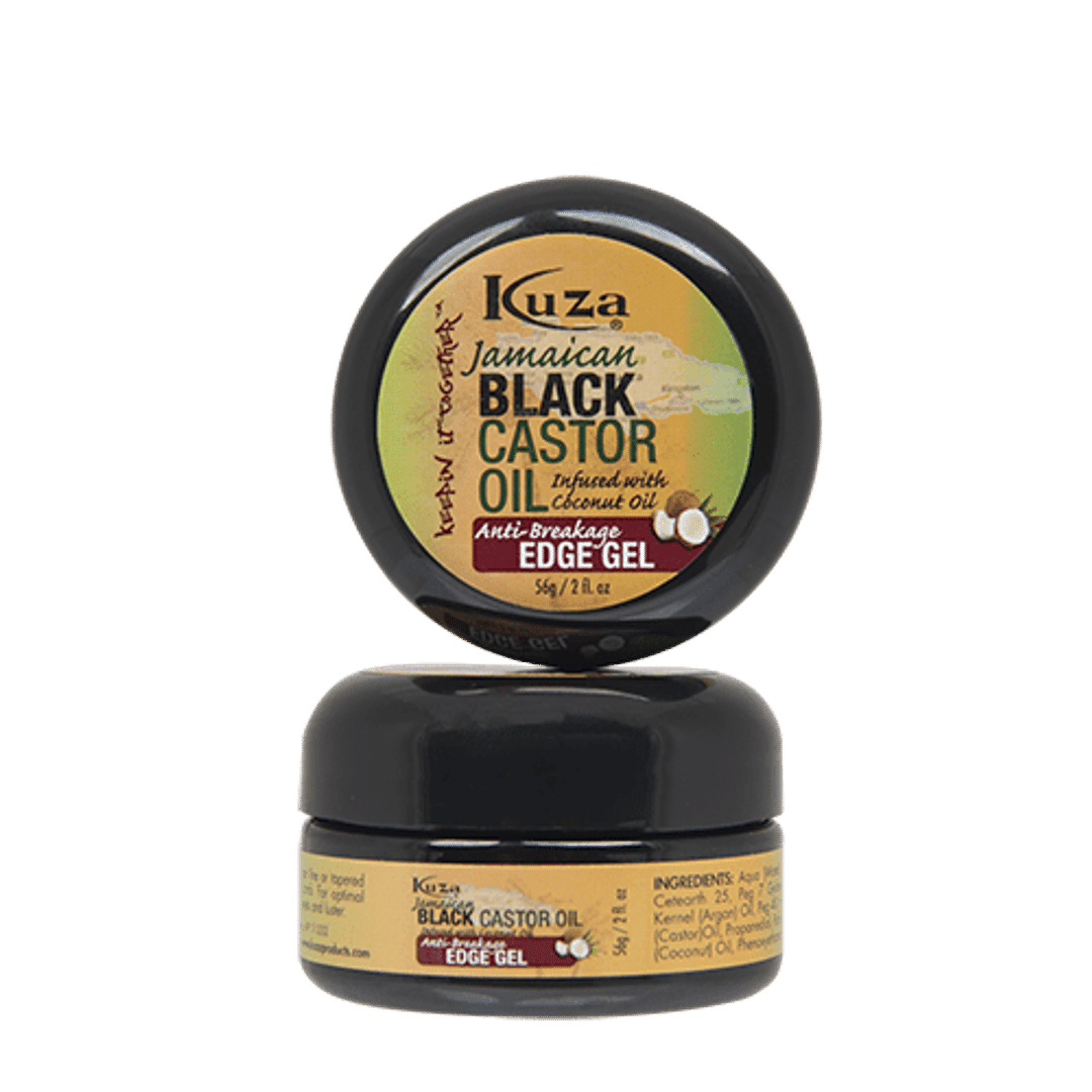 Kuza Jamaican Black Castor Oil Anti-breakage Edge Gel - 2oz