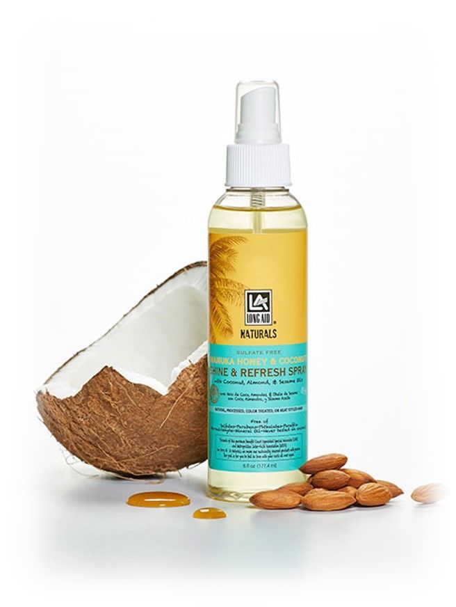 La Naturals Manuka Honey & Coconut Shine & Refresh Spray - 6oz