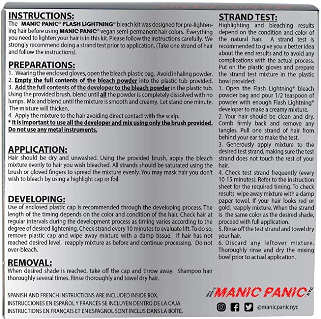 Manic Panic Flash Lightning Hair Bleach Kit - 40 Vol