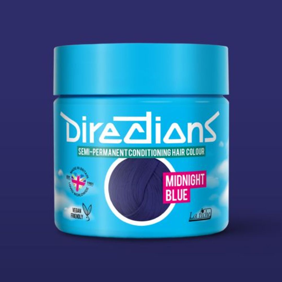 Directions Semi Permanent Hair Colour - Midnight Blue (Pack Of 2)