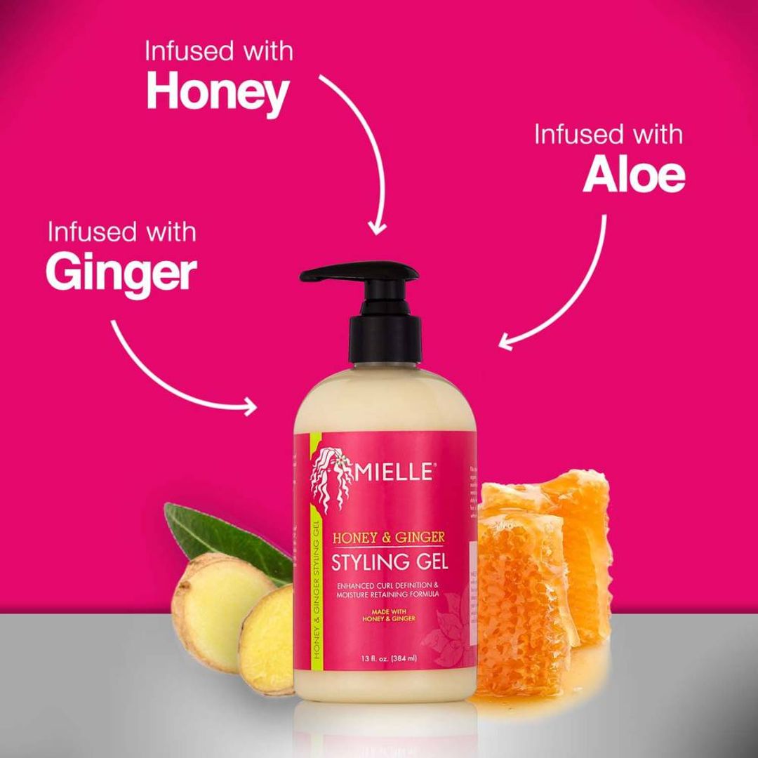 Mielle Organics Honey And Ginger Styling Gel - 13oz