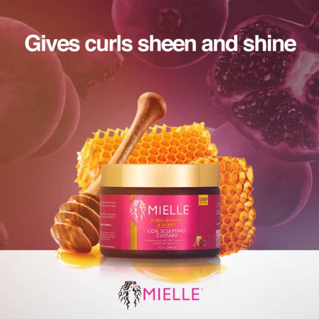 Mielle Organics Pomegranate And Honey Coil Sculpting Custard - 12oz