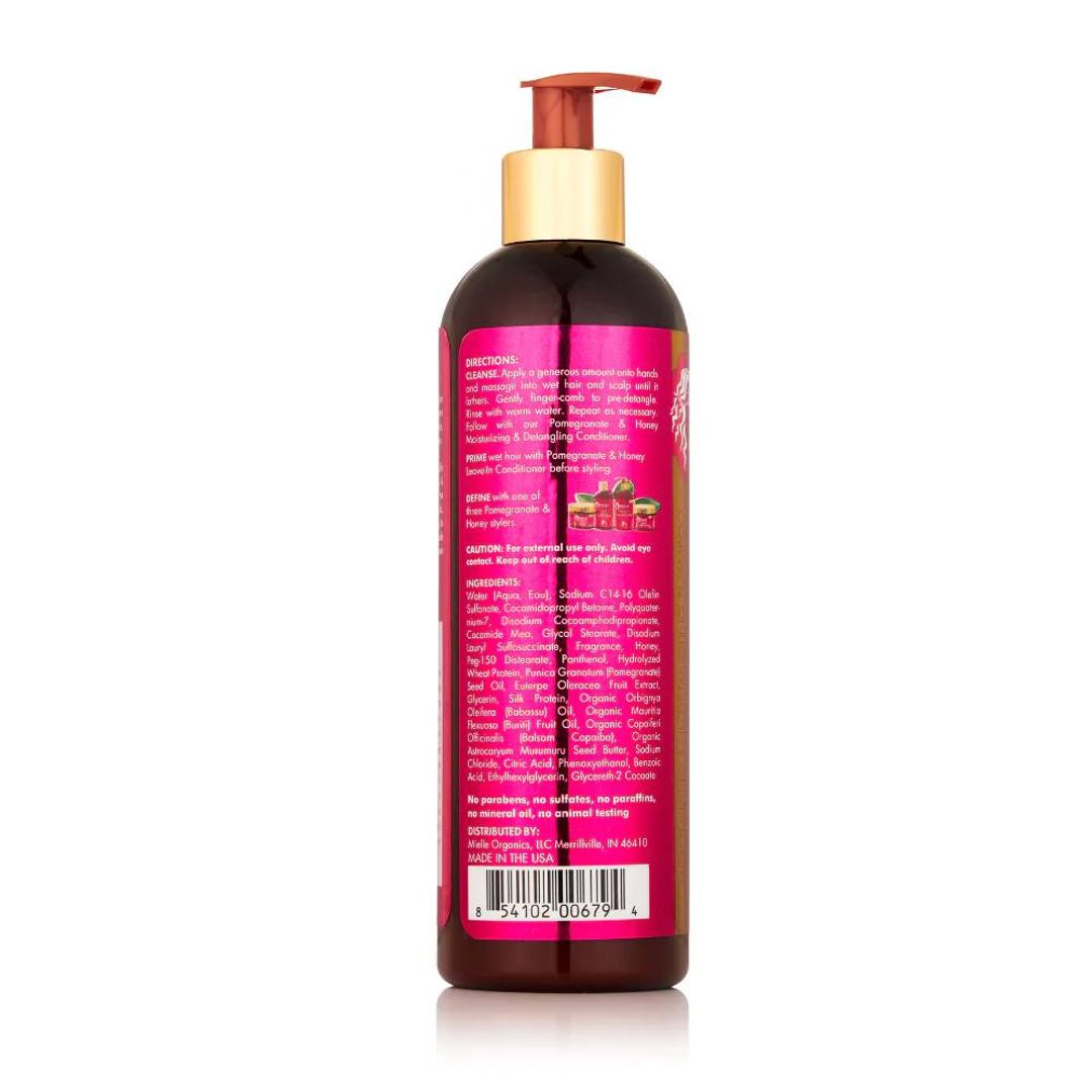 Mielle Organics Pomegranate And Honey Moisturizing And Detangling Shampoo - 12oz