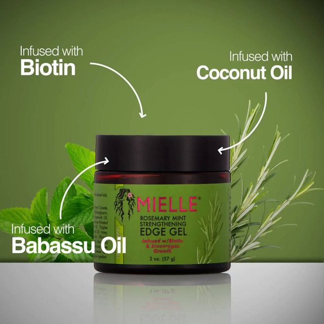 Mielle Organics Rosemary Mint Strengthening Edge Gel 2oz Cosmetize UK