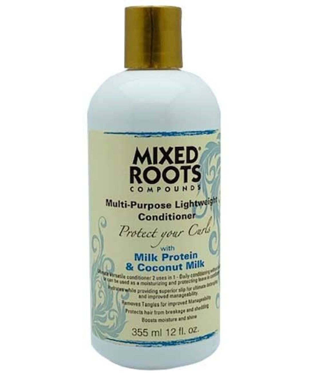 Mixed Roots - Compounds Multi-Purpose Lightweight Conditioner With Milk Protein & Coconut Milk 355ml