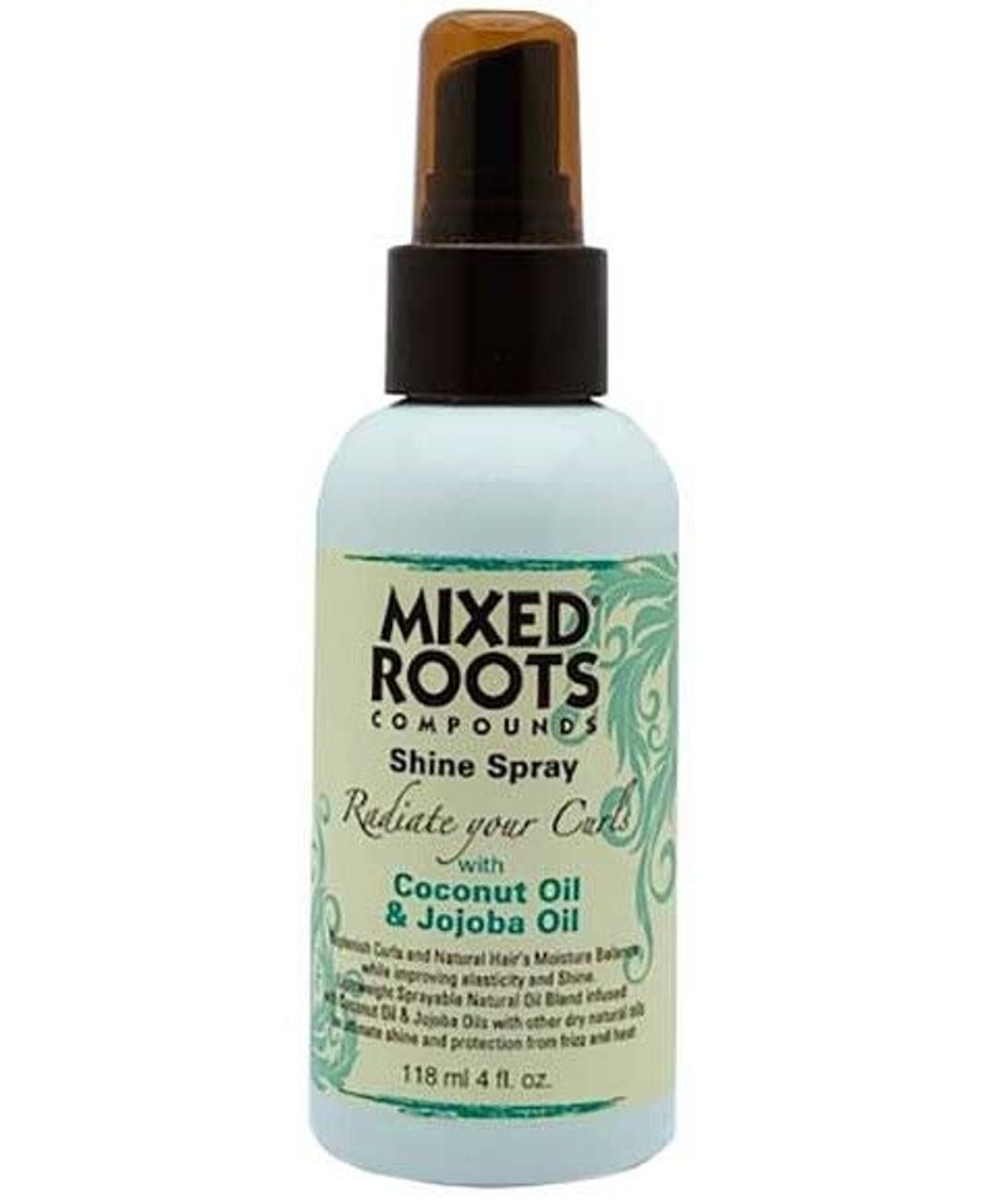 Mixed Roots - Compounds Shine Spray With Coconut Oil & Jojoba Oil 118ml