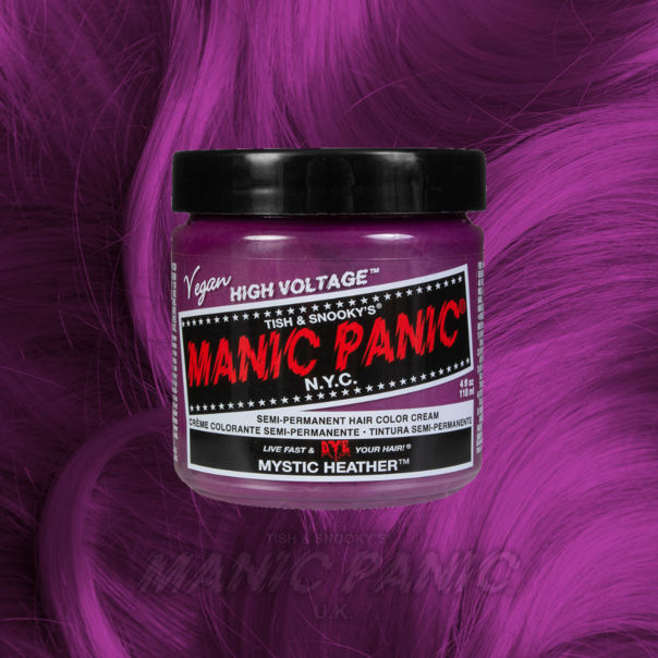 Manic Panic Semi-Permanent Hair Color Cream, Lie Locks 4 oz - (Pack of 6)