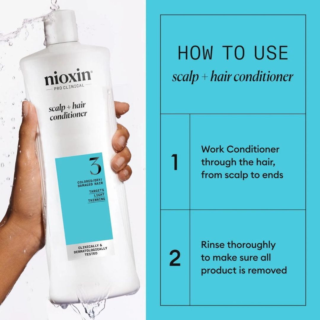 Nioxin System 3 Conditioner - 1000ml