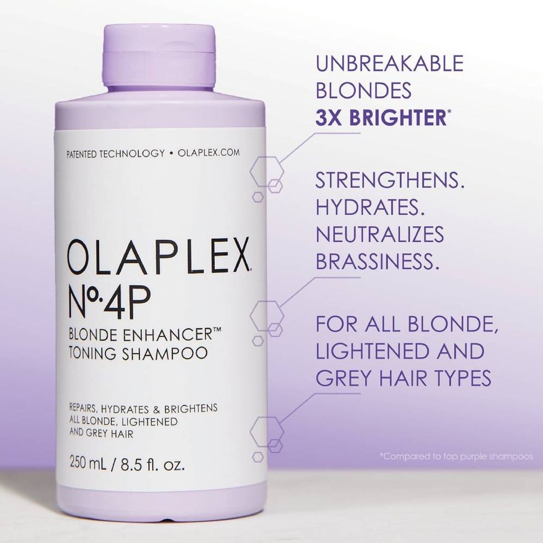 Olaplex No. 4P Blonde Enhancer Toning Shampoo - 250ml