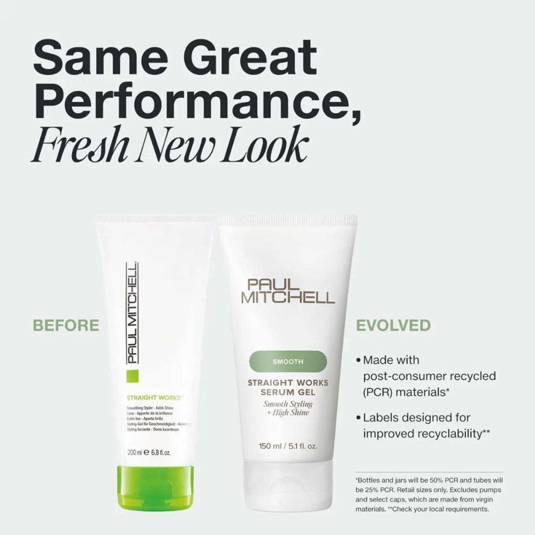Paul Mitchell Straight Works Serum Gel - 150ml