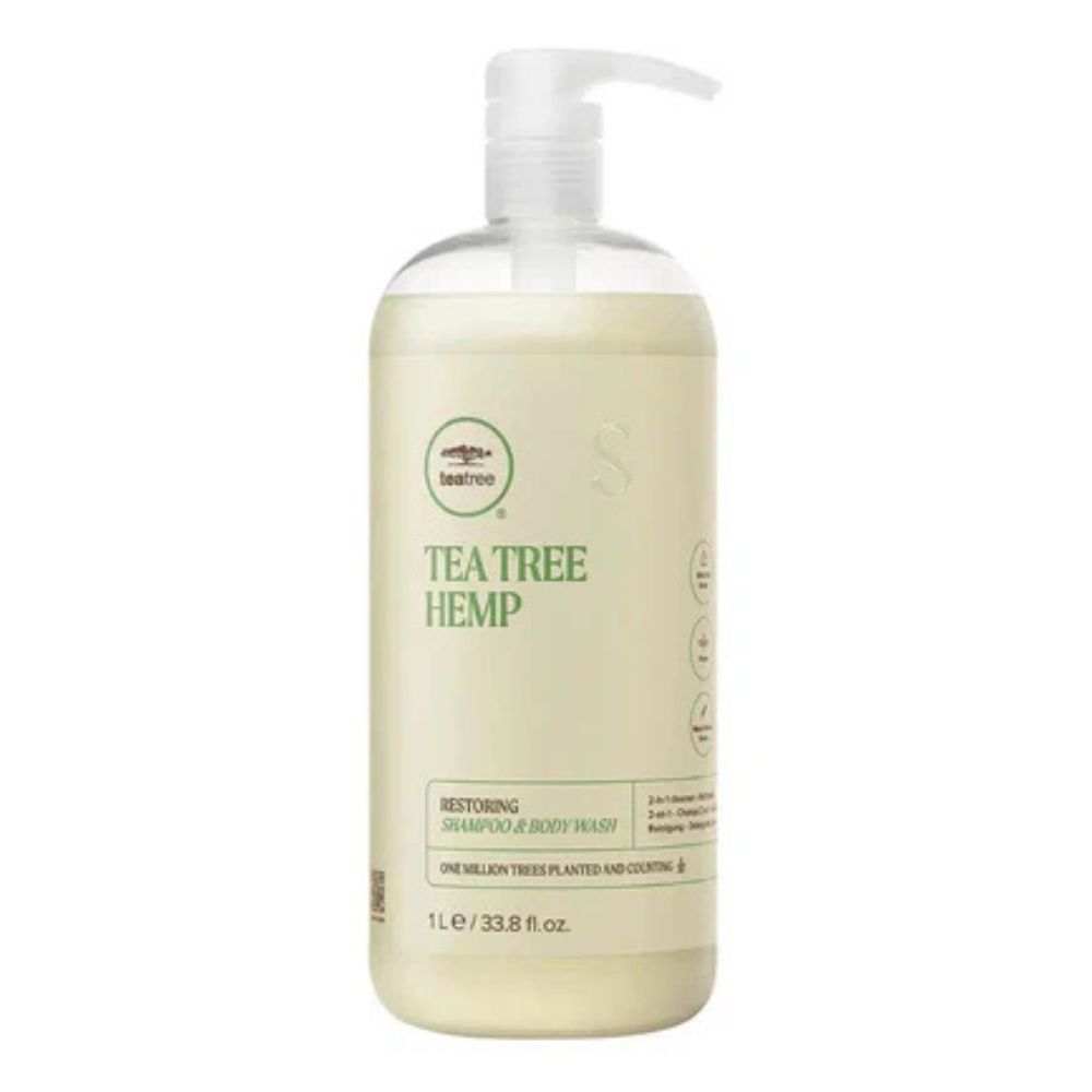 Paul Mitchell Tea Tree Hemp Restoring Shampoo And Body Wash - 1000ml