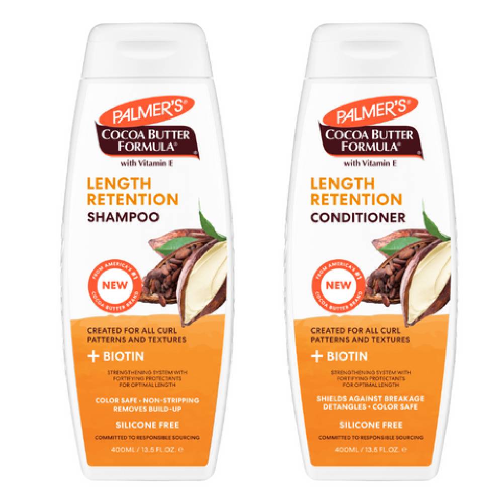 Palmers Cocoa Butter Formula Length Retention Shampoo & Conditioner - 400ml
