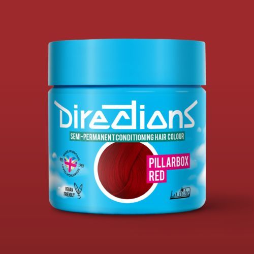 Directions Semi Permanent Hair Colour - Pillarbox Red (Pack Of 2)