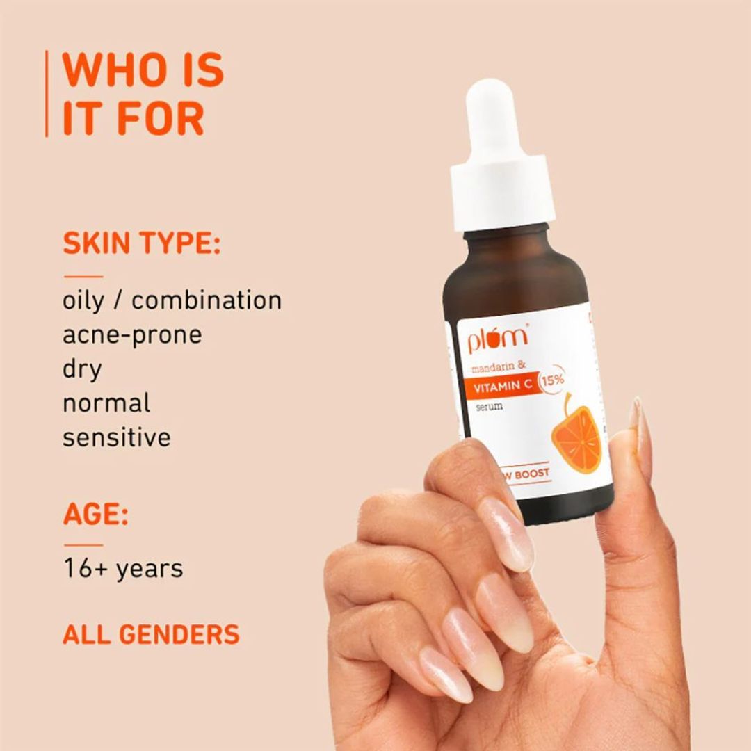 Plum 15% Vitamin C Serum with Mandarin - 30ml