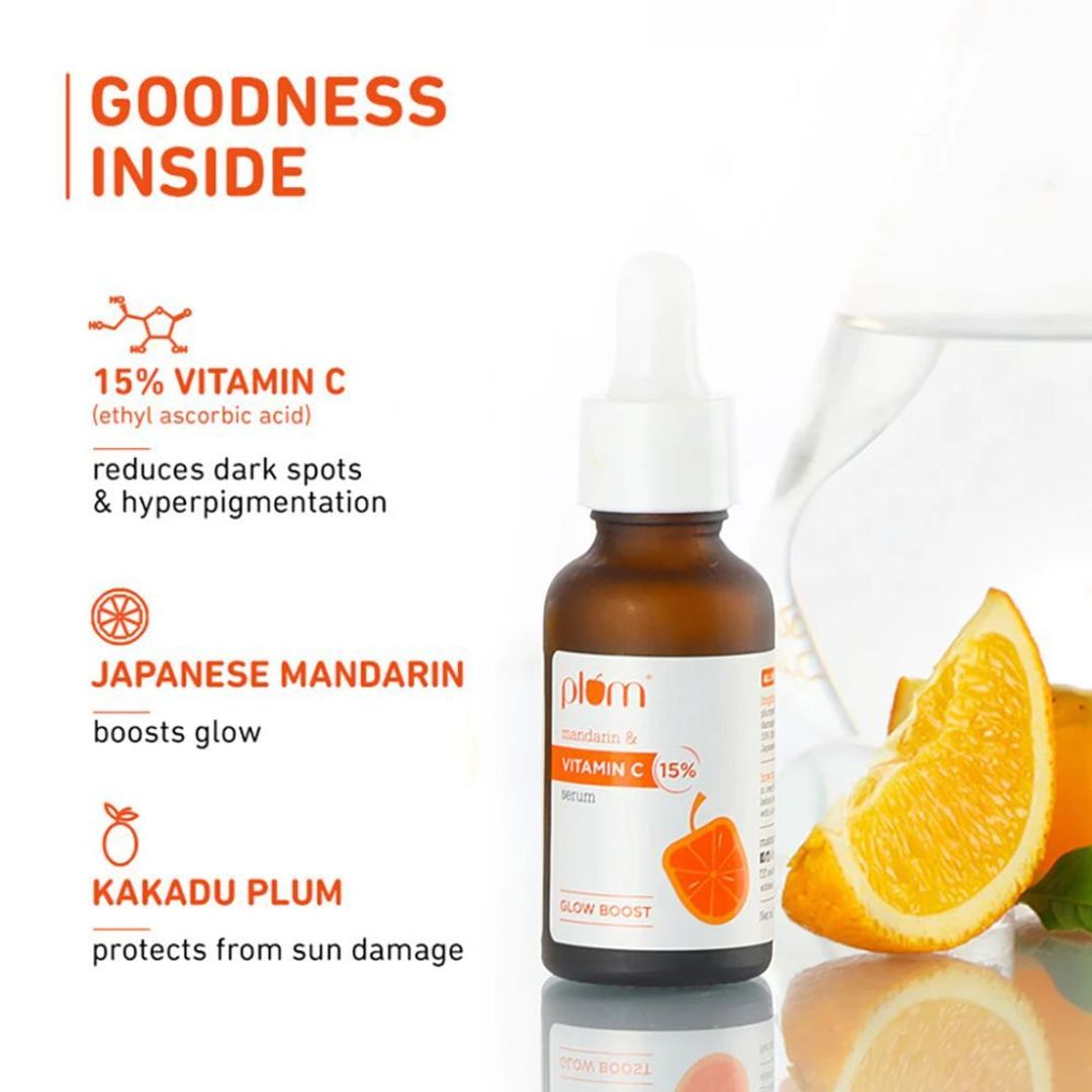 Plum 15% Vitamin C Serum with Mandarin - 30ml