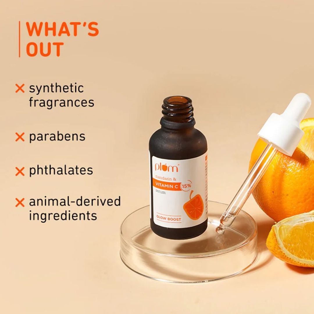 Plum 15% Vitamin C Serum with Mandarin - 30ml