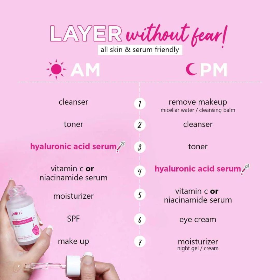 Plum 2% Hyaluronic Acid Serum With Bulgarian Rose - 30ml