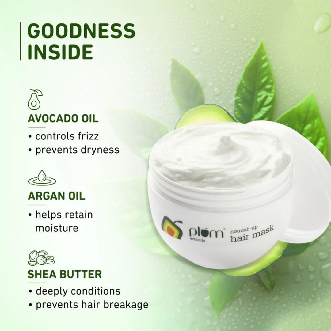 Plum Avocado Nourish-Up Hair Mask - 250g