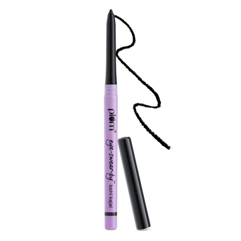 Plum Eye-Swear-By Kohl Kajal - Deep Black
