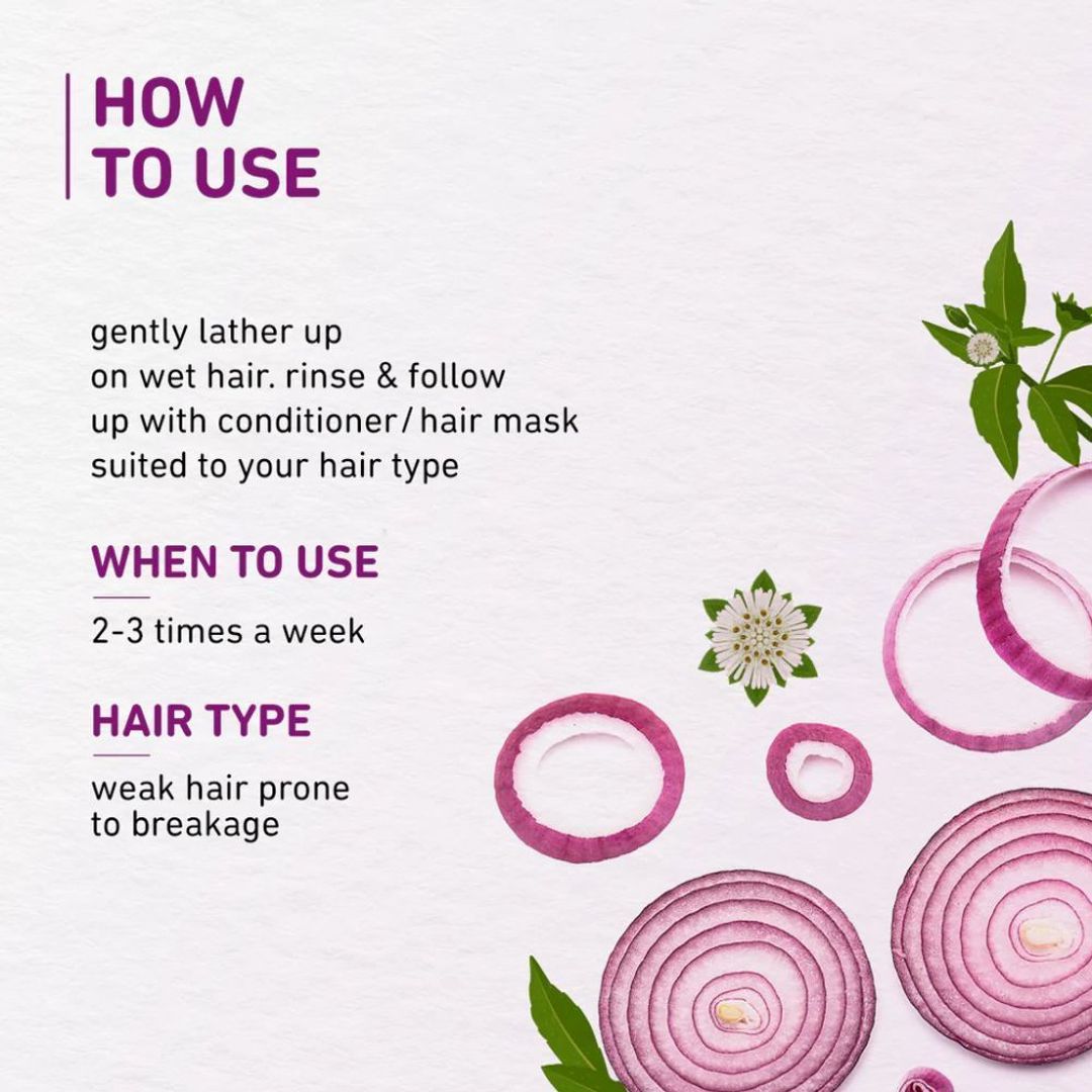 Plum Onion & Biotin Hair Fall Control Shampoo - 250ml