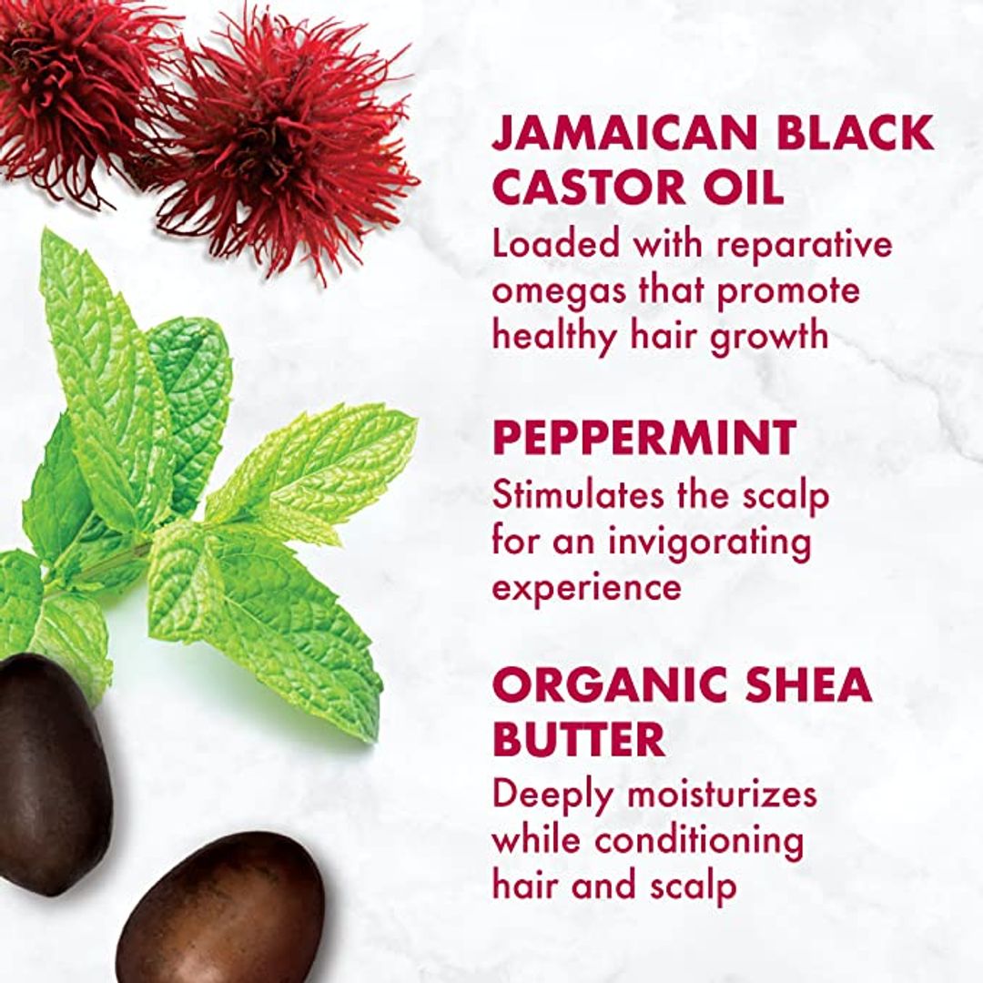 Shea Moisture Jamaican Black Castor Oil Strengthen, Grow & Restore Shampoo + Conditioner + Leave-In Conditioner 13oz, 13oz, 11oz
