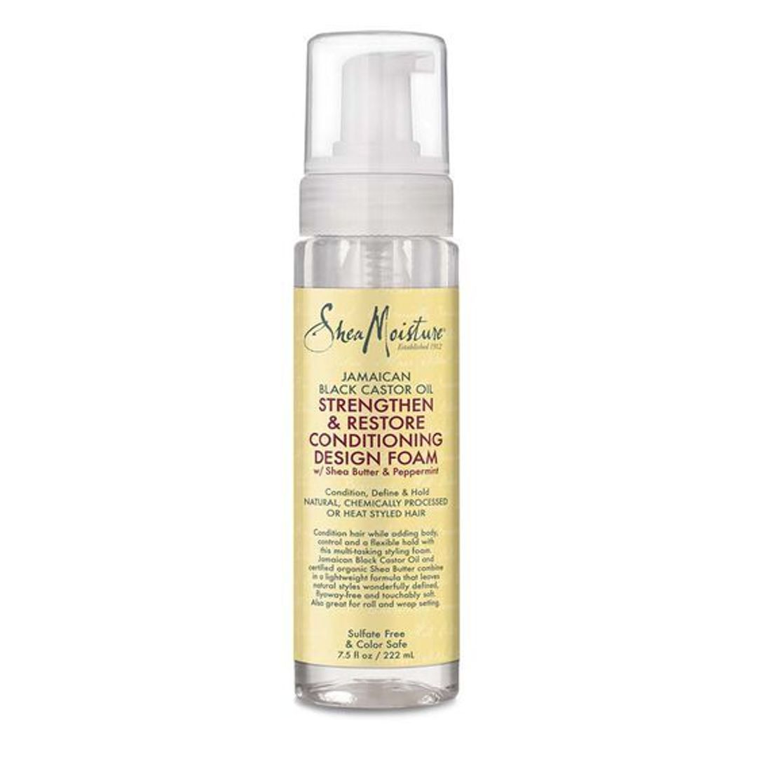 Shea Moisture Jamaican Black Castor Oil Strengthen & Restore Conditioning Design Foam - 7.5oz