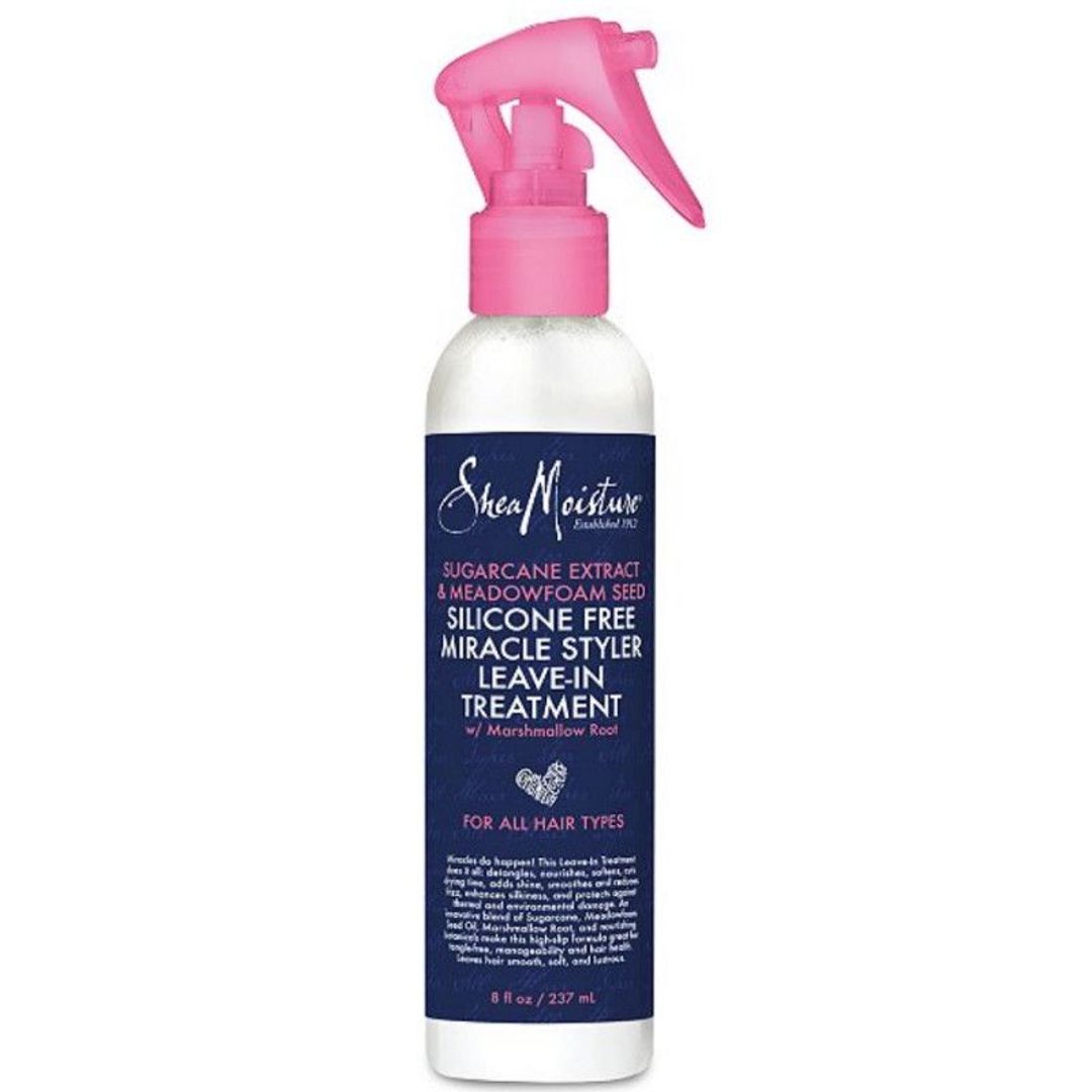 Shea Moisture Sugarcane Extract And Meadowfoam Seed Silicone Free Miracle Styler Leave-In Treatment - 8oz