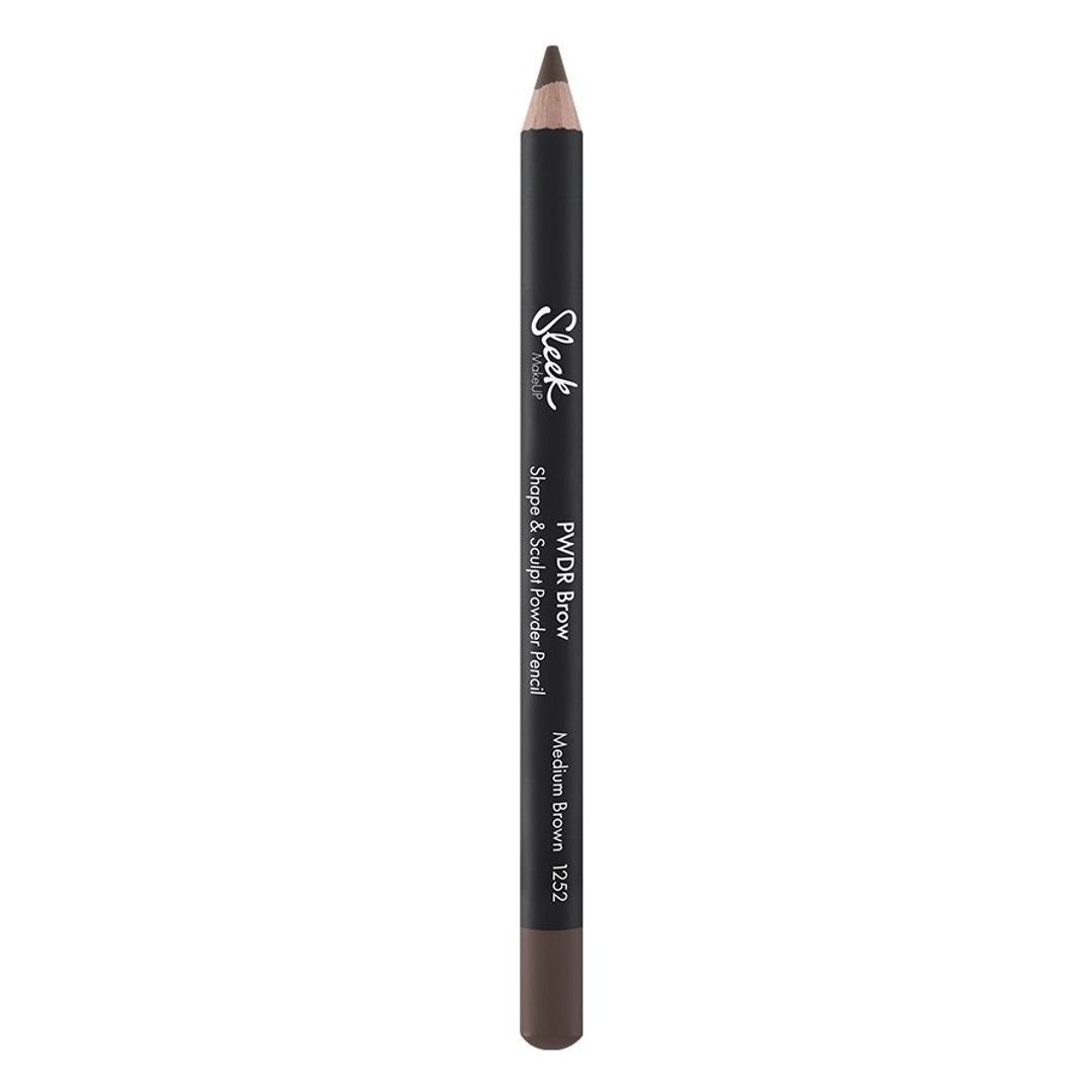 Sleek Makeup Brow Shape And Sculpt Powder Pencil - Medium Brown 1252