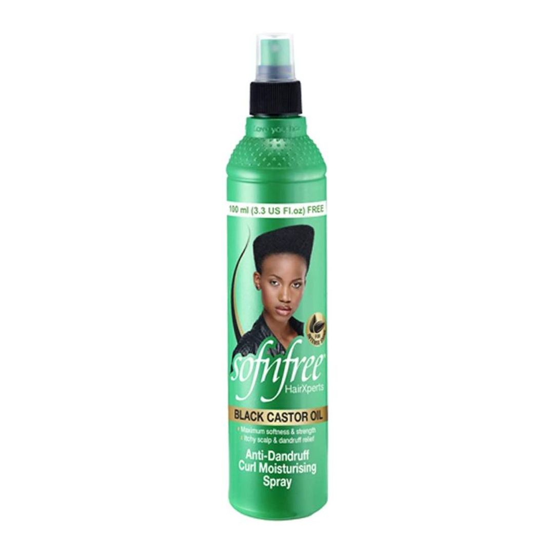 Sofn'Free Black Castor Oil AntiDandruff Curl Moisturising Spray