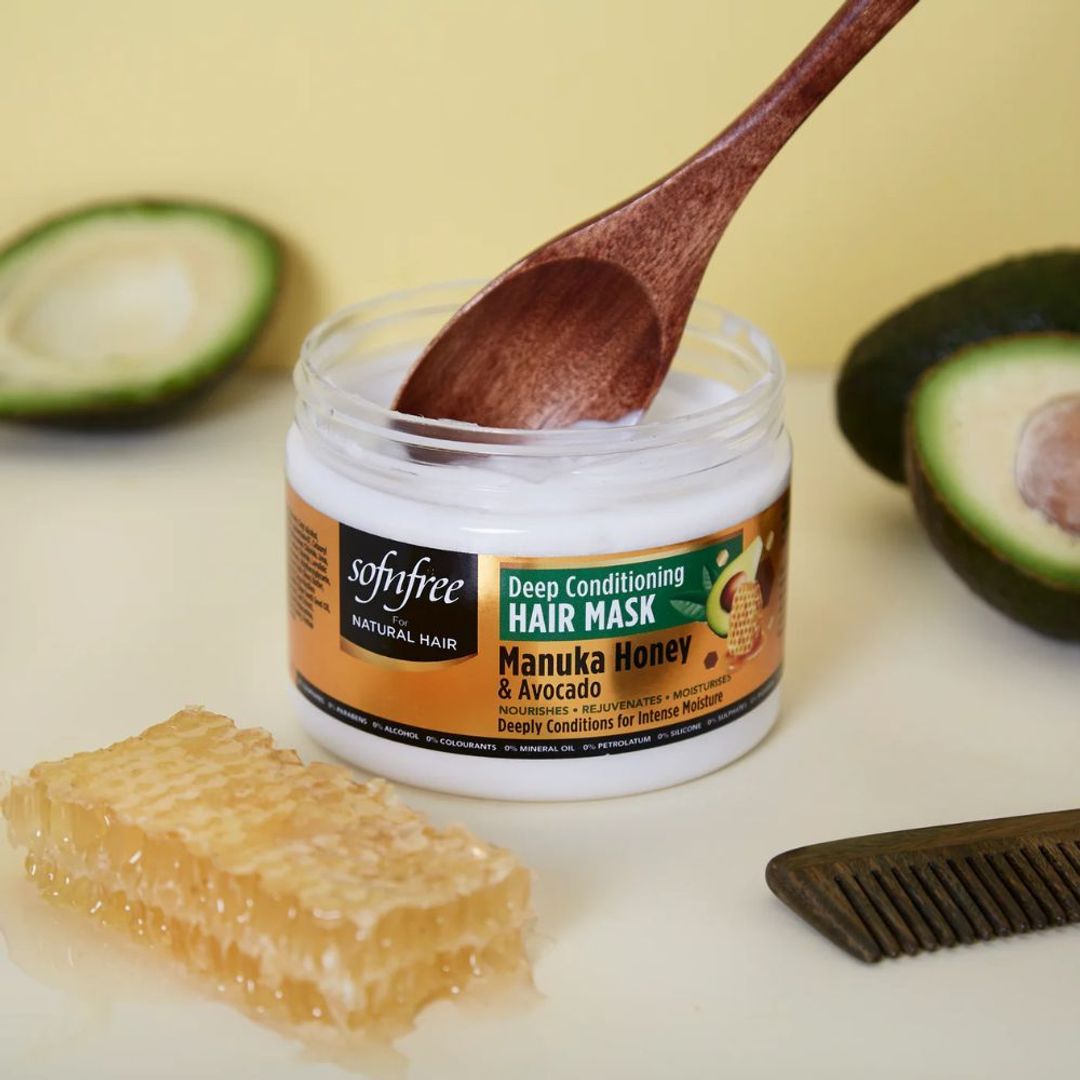 Sofn'Free For Natural Hair Manuka Honey and Avocado Deep Conditioning Hair Mask - 325ml