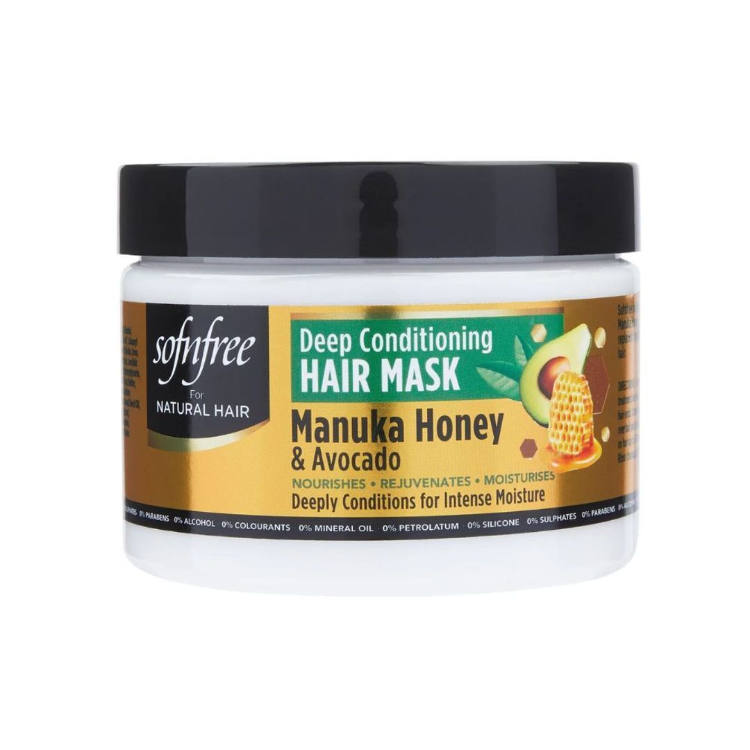 Sofn'Free For Natural Hair Manuka Honey and Avocado Deep Conditioning Hair Mask - 325ml