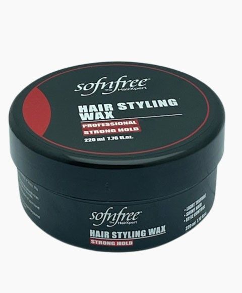 Sofn'Free Hair Styling Wax Strong Finish - 220ml