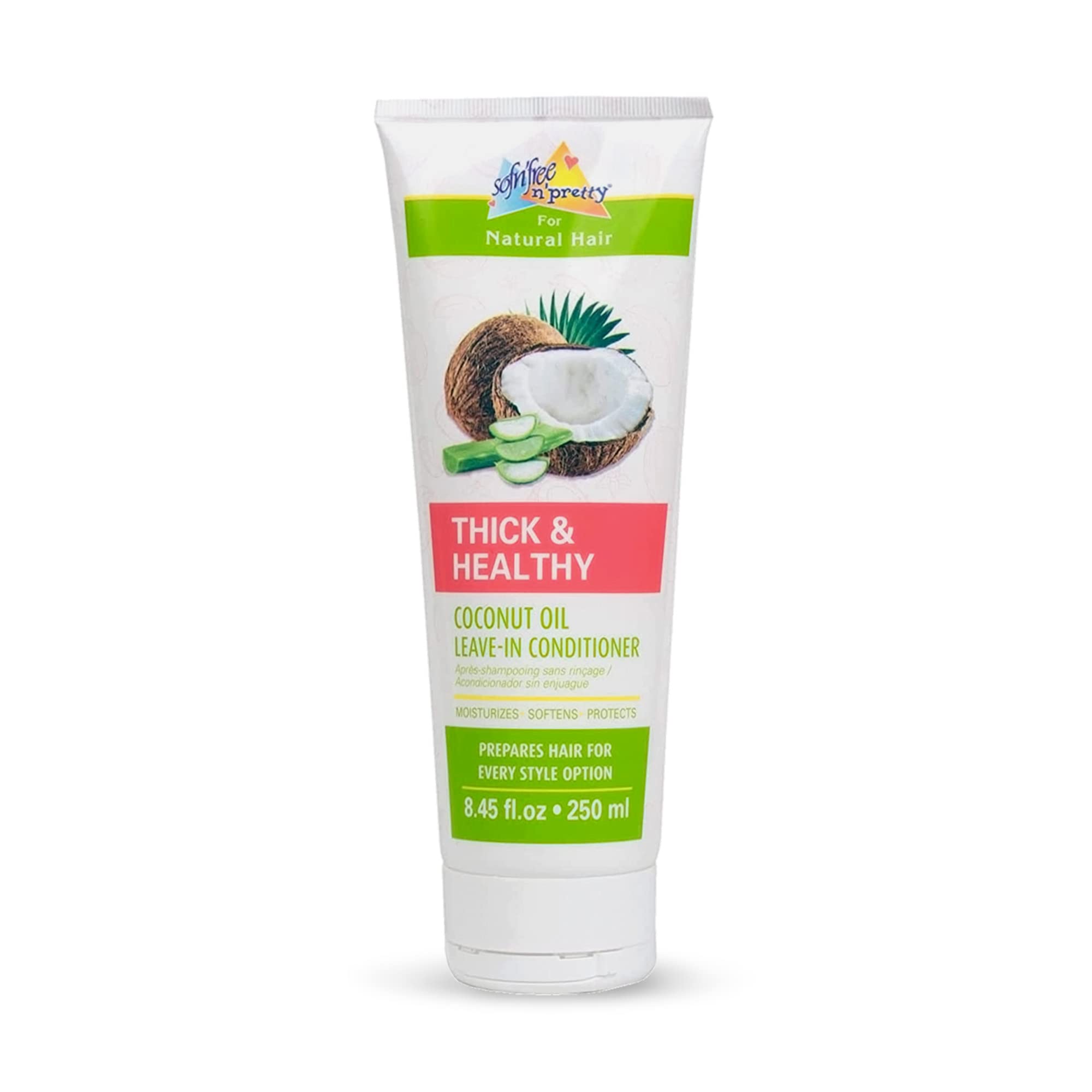 Sofn'Free N Pretty Coconut Oil Leave In Conditioner - 250ml