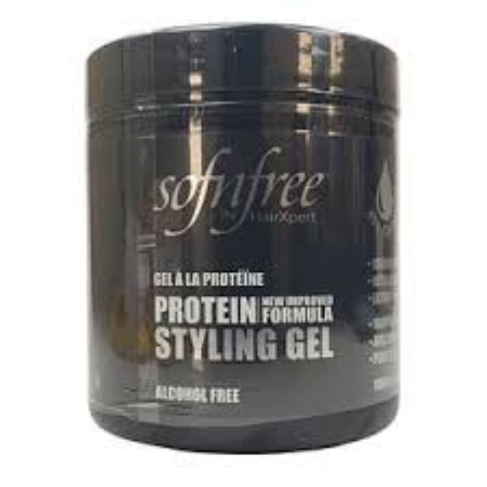 Sofn'Free Protein Styling Gel Black - 907g