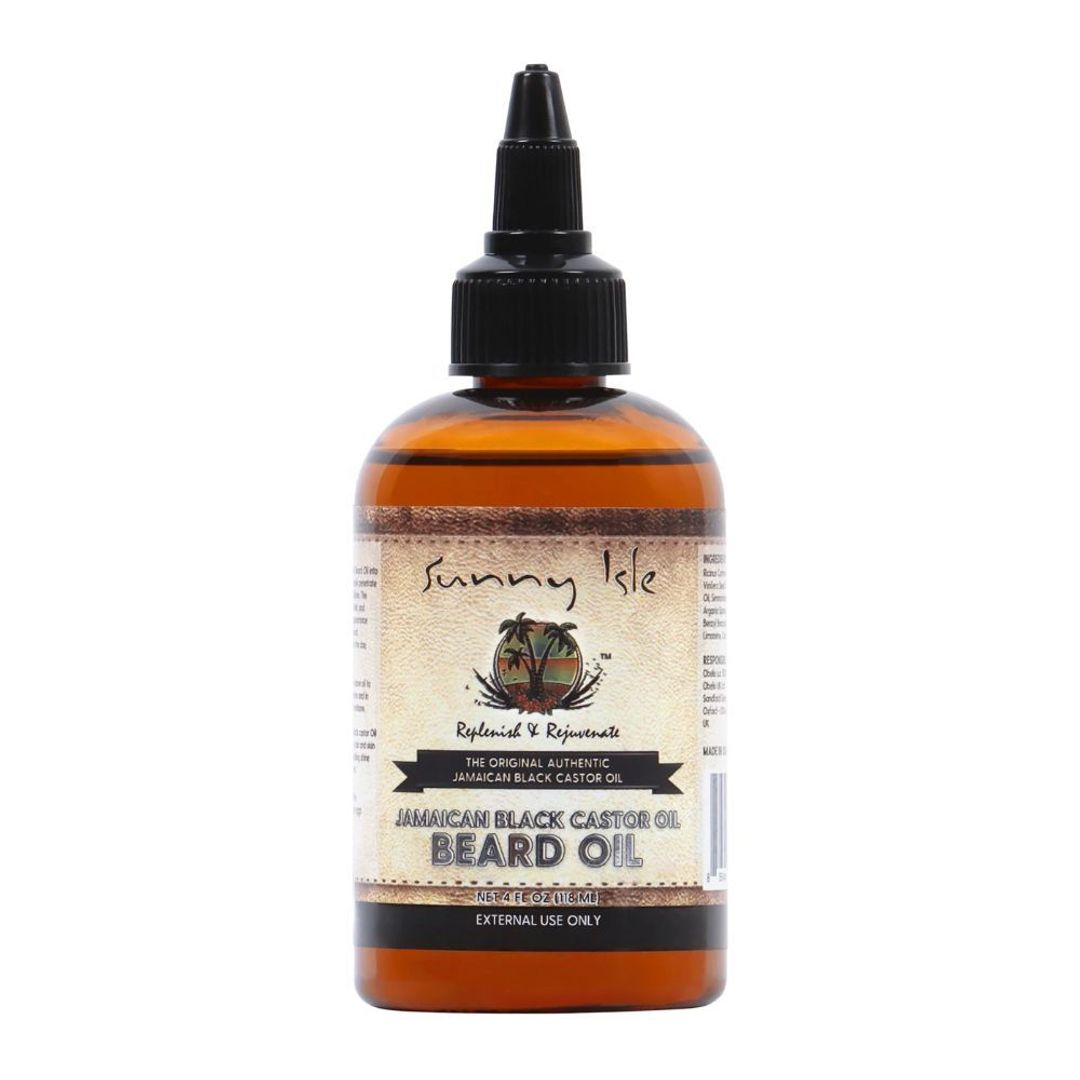 Sunny Isle Jamaican Black Castor Oil Beard Oil - 4oz