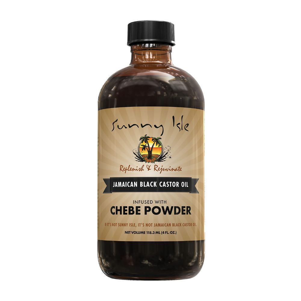 Sunny Isle Jamaican Black Castor Oil Infused With Chebe Powder - 4oz