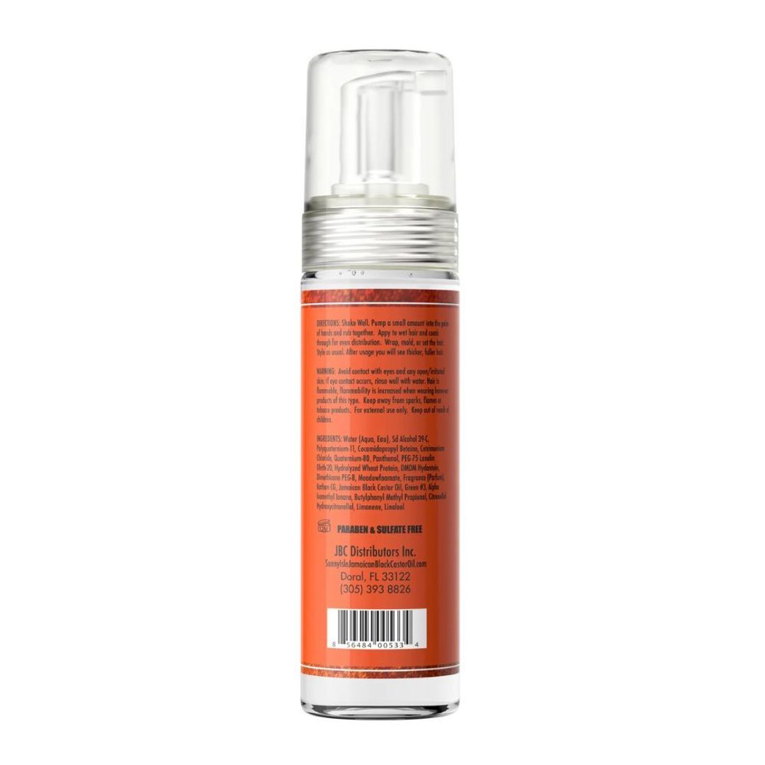 Sunny Isle Jamaican Black Castor Oil Mousse Wrap,set,twist - 7oz