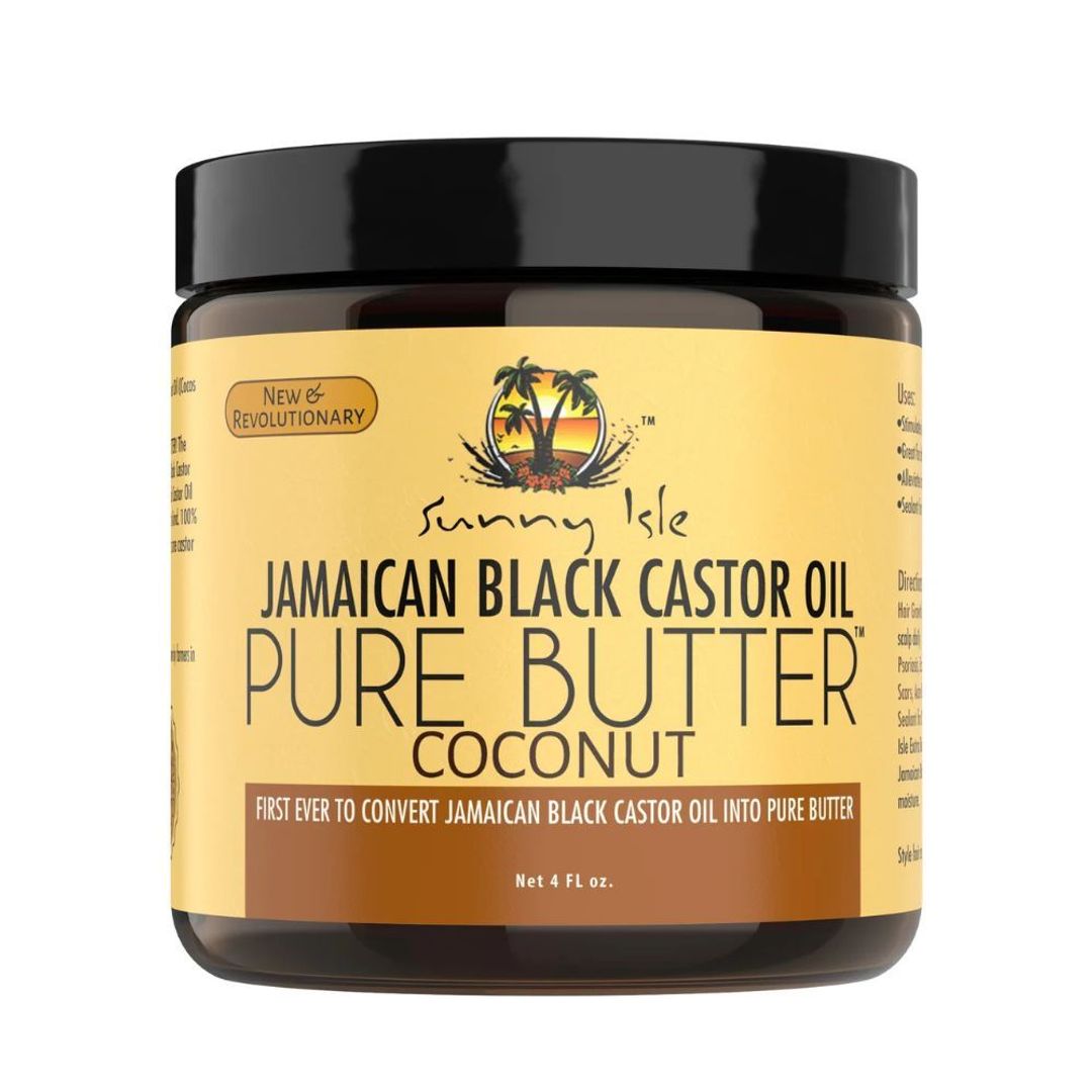 Sunny Isle Jamaican Black Castor Oil Pure Butter With Coconut Oil - 4oz