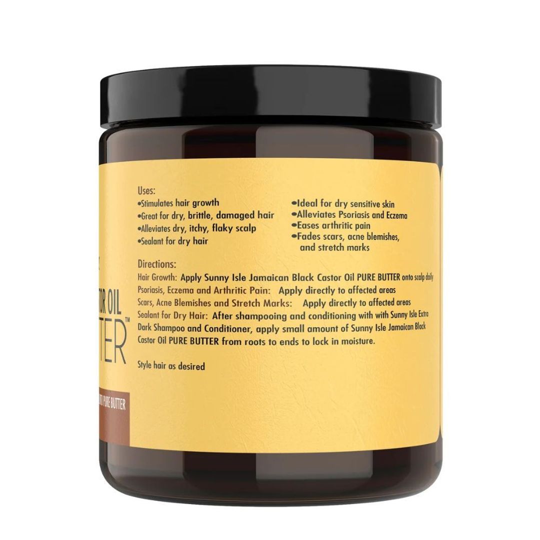 Sunny Isle Jamaican Black Castor Oil Pure Butter With Coconut Oil - 8oz